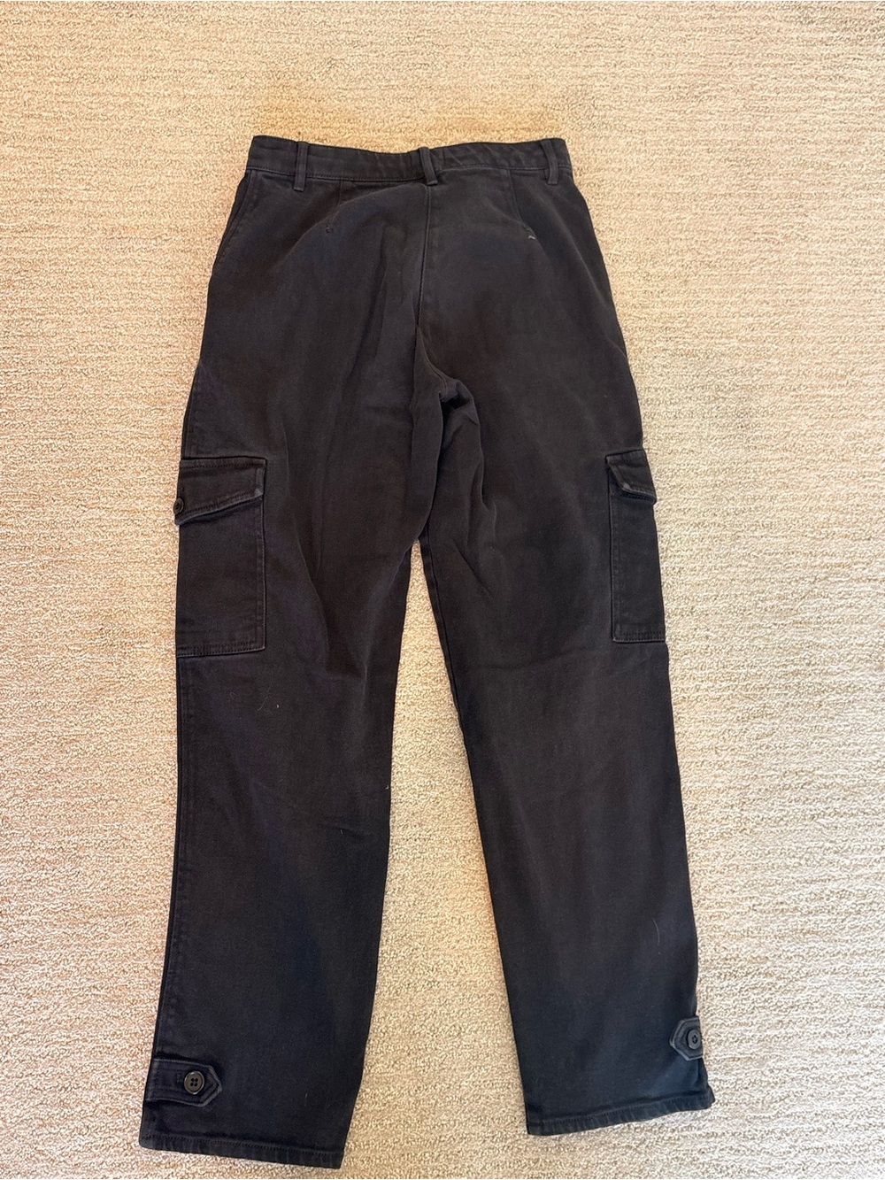 Aritzia Wilfred Black Wide-Leg Cargo Jeans - Picture 5 of 8
